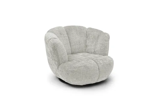 Drehsessel- Stoff, Taupe