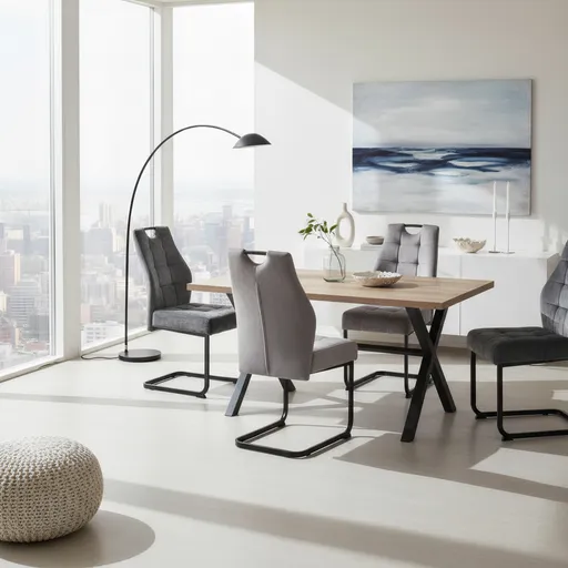 Esstisch - LB ca. 140x90 cm, Eiche Dekor