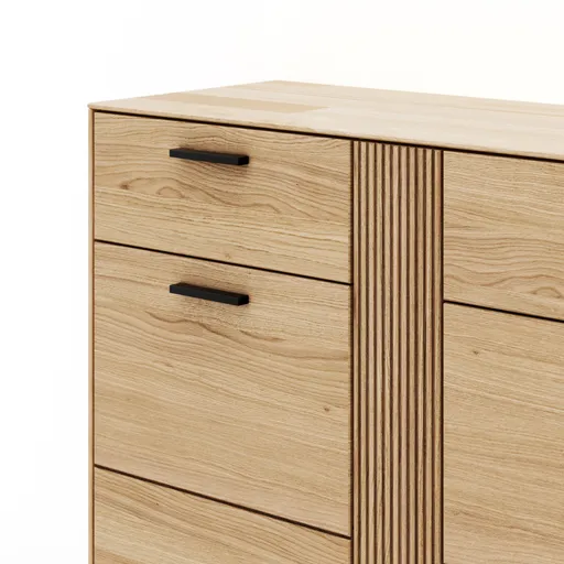 Sideboard Estana - Eiche massiv, legno