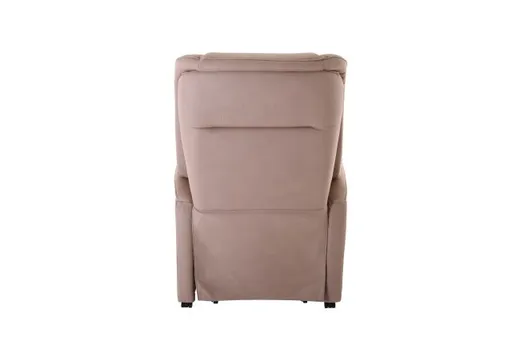 TV-Sessel MANDO - Aufstehhilfe, Relaxfunktion, Stoff, Grau-Beige