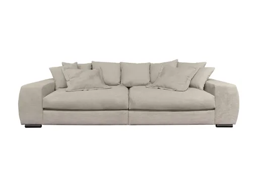 Big Sofa - Cord, Silbergrau