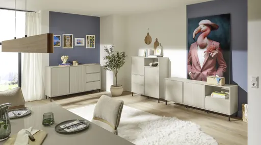 TV-Lowboard - B ca. 158 cm, Kaschmir