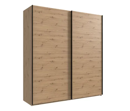 Schwebetürenschrank- B ca. 200 cm, Eiche Dekor 