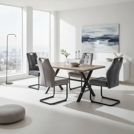 Esstisch - LB ca. 140x90 cm, Eiche Dekor