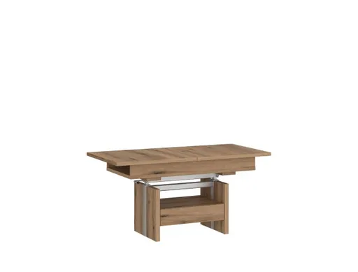 Couchtisch- Höhenverstellbar, LB ca. 110x65 cm, Eiche Dekor