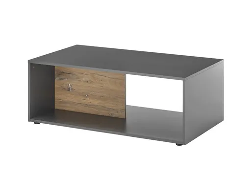 Couchtisch - B/H/T ca. 110x40x60 cm, Grau Dekor 