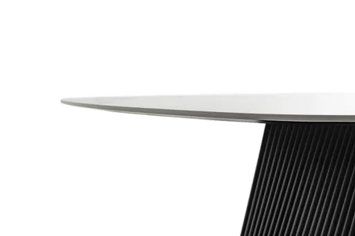 Esstisch - LB ca. 180x90 cm, Keramik, Weiß