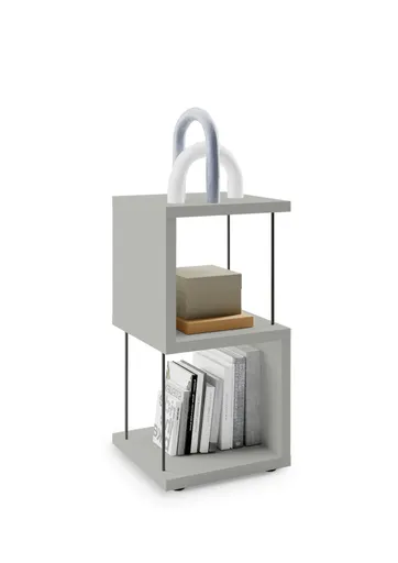 Regal - B ca. 33 cm, Kreidegrau