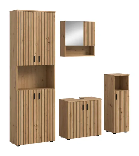 Standschrank - B ca. 30 cm, Artisan Eiche Nachbildung