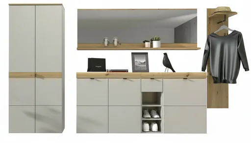 Garderobe - Kaschmir, Artisan Eiche Nachbildung