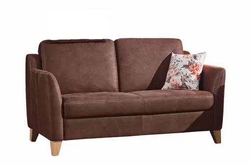 Sofa - 2,5 Sitzer, Stoff, Braun