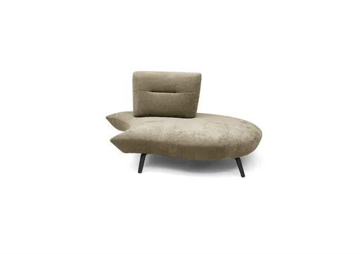 Anstellelement PACEY - 1,5-Sitzer, Stoff, Hellbraun