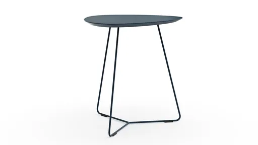 Ecktisch Fano - LBH ca. 59x50x55 cm, Fenix; Dunkelblau