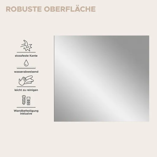 Spiegel - LB ca. 80x73 cm