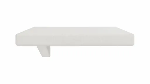 Nachttisch 1660 - Kiefer massiv, Weiß