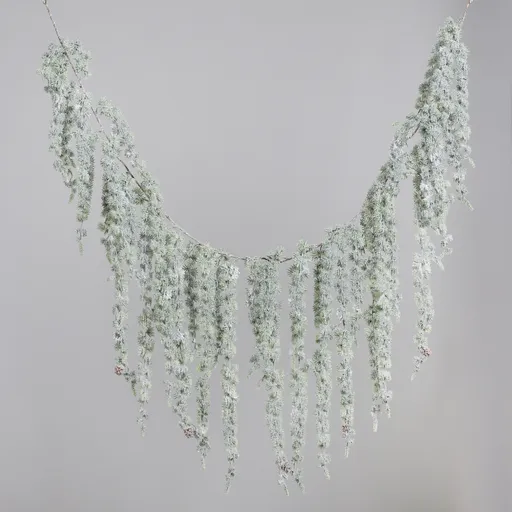 Lärchengirlande - L ca. 140 cm, Graugrün