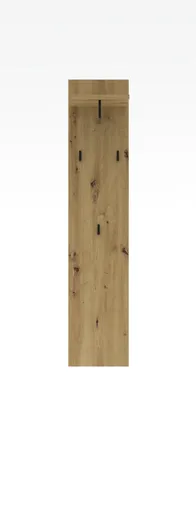 Garderobe - Schilfgrün, Artisan Eiche Nachbildung