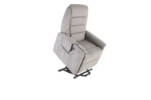 TV-Sessel - Relaxfunktion, Aufstehhilfe, Stoff, Grau
