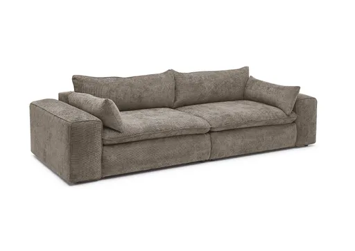 Sofa - 3-Sitzer, Stoff, Sand