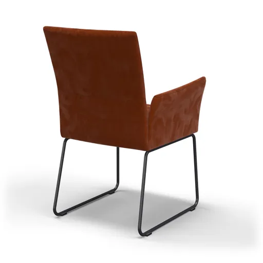 Armlehnstuhl Salamanca - Stoff, Rost