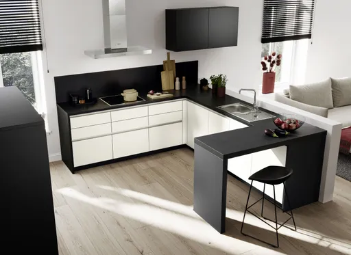 U-Küche 51.210 CO 2 524, weiß
