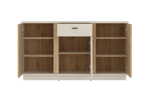 Sideboard - B ca. 150 cm, Kaschmir, Cremona Eiche Nachbildung