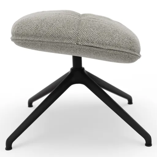Hocker Unn - Stoff, Grau