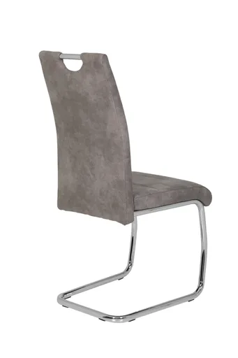 Freischwinger - Stoff, Grau