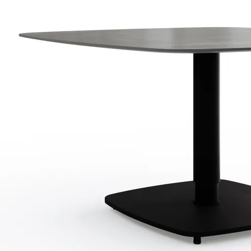 Couchtisch Camas - LBH ca. 75x75x42 cm, Keramik, Dunkelgrau