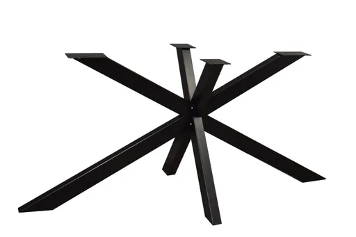Esstisch - LB ca. 200x100 cm, Asteiche, Schwarz