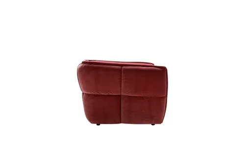 Sessel Hedda - Velour, Weinbeere