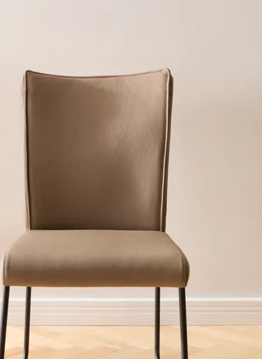Stuhl Florea - Leder, Kitt