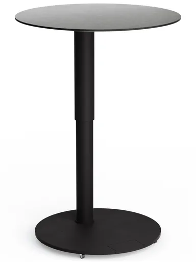 Beistelltisch Camas - LBH ca. 50x50x48 cm, Keramik schwarz