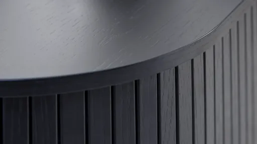 Couchtisch - LB ca. 120x60 cm, Eiche Furnier, Schwarz