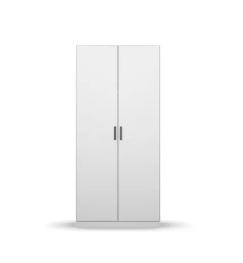 Drehtürenschrank RHONDA- B ca. 91 cm, Weiß