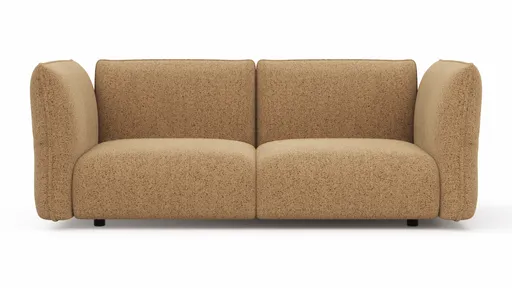 Sofa Motone - 3-Sitzer, Stoff, Kurkuma