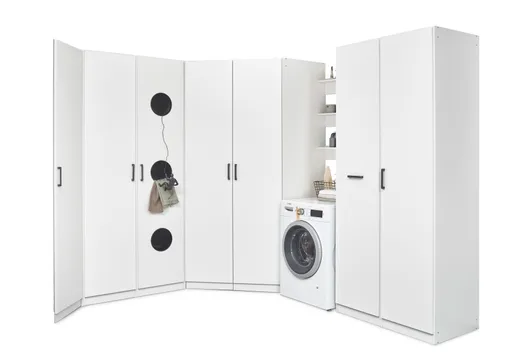 Schranksystem RHONDA- Weiß