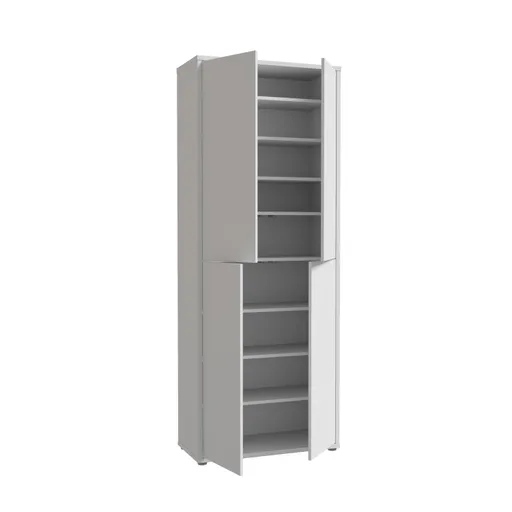 Schuhschrank FAID- B ca. 75 cm, Hellgrau