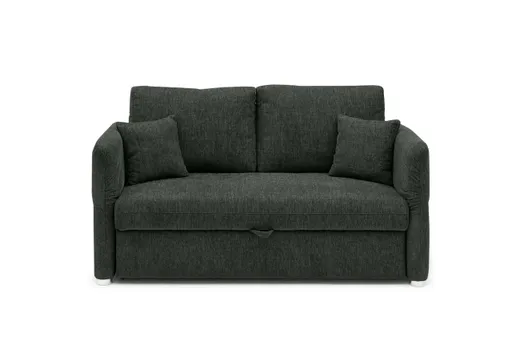 Sofa JORDEN - 2,5-Sitzer, inkl. Schlaffunktion, verstellbare Armlehnen, Stoff, Dunkelgrün