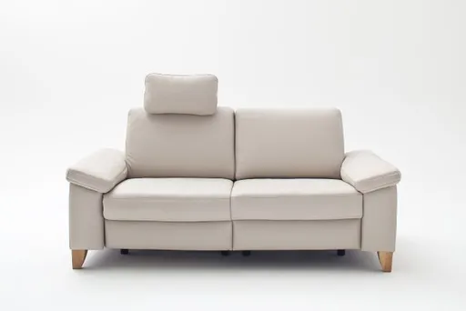 Sofa - 3-Sitzer, Leder, Beige
