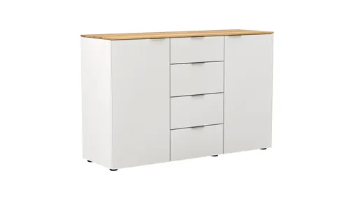 Kommode Colorado Beimöbel - BHT ca. 135x87x43 cm, Weiß