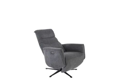 TV-Sessel - Relaxfunktion, Stoff, Dunkelgrau