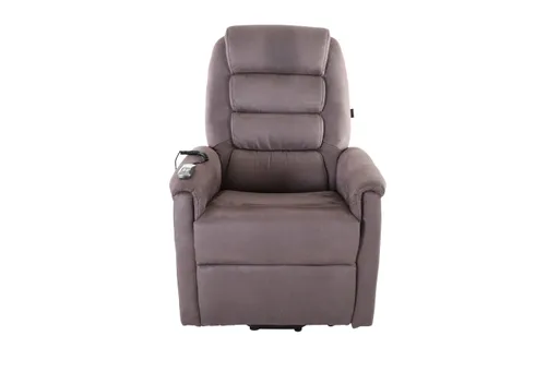TV-Sessel MYRON - Aufstehhilfe, Relaxfunktion, Stoff, Braun