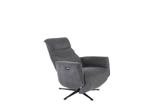 TV-Sessel - Relaxfunktion, Stoff, Dunkelgrau