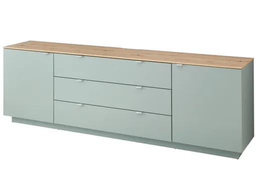 TV-Sideboard - Schilf, Eiche Dekor