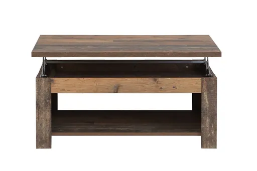 Couchtisch FEA - höhenverstellbar, LB ca. 110x65 cm, Old-Wood Vintage Dekor