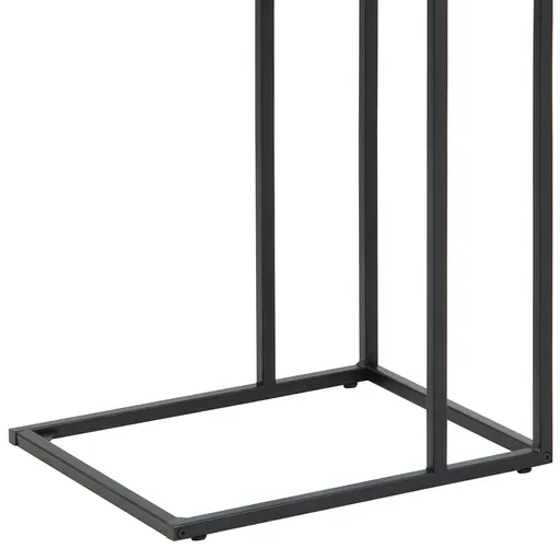 Lap-Top-Tisch - LB ca. 43x35 cm, Wildeiche Nachbildung, Schwarz