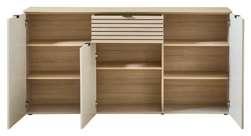 Sideboard - B ca. 180 cm, Kaschmir, Riva Eiche Nachbildung