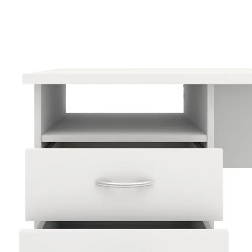 Schreibtisch - LB ca. 120x48 cm, Weiß