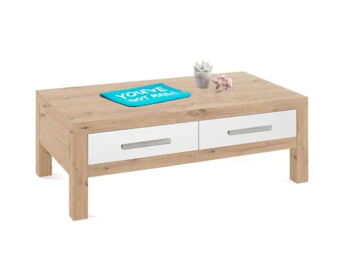 Couchtisch - B/H/T ca. 110x40x60 cm, Eiche Dekor